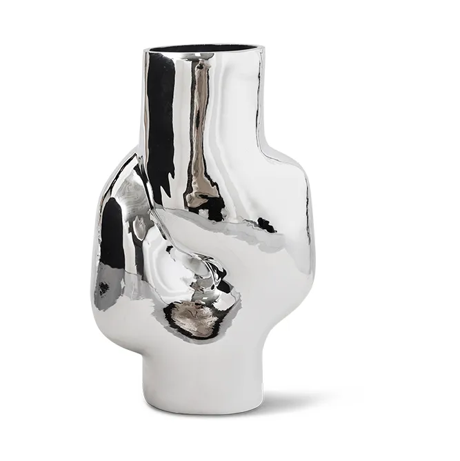 Gleam vase high, Chrome HKliving