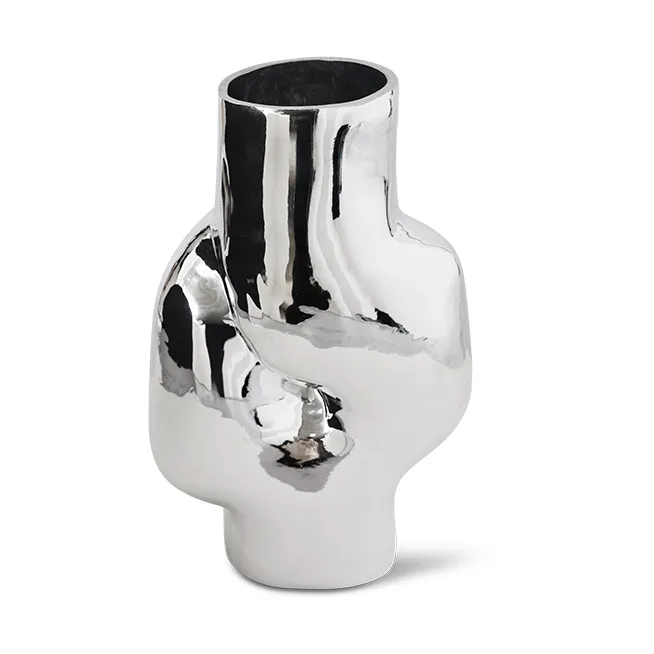 Gleam vase high, Chrome HKliving