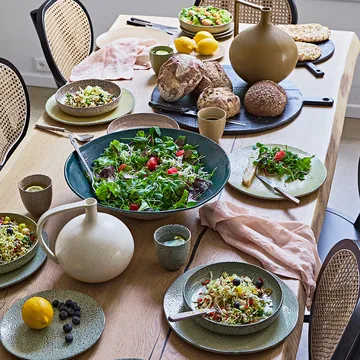 Gradient dyb tallerken Ø21,5 cm 2-pak - Peach - HKliving