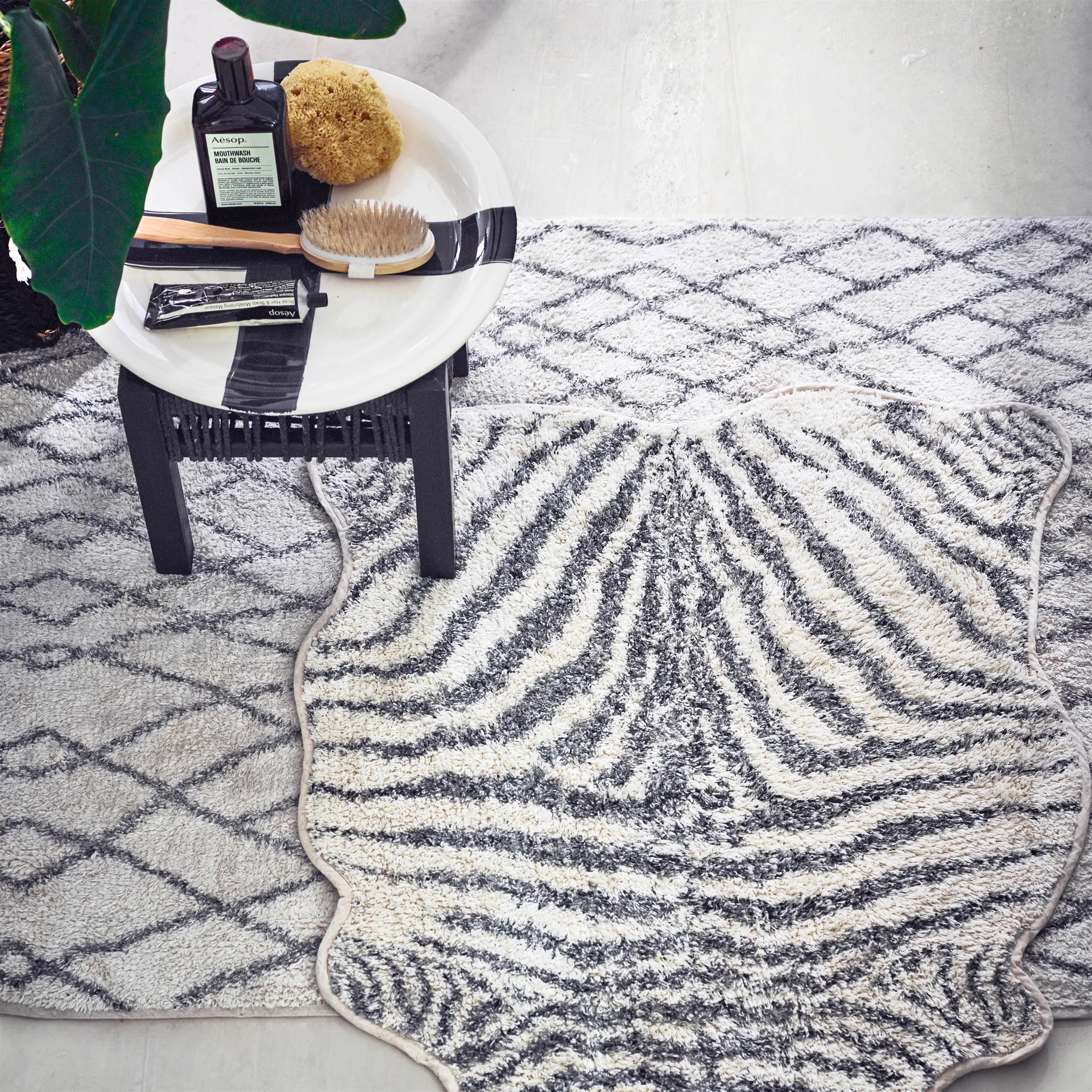 HKliving badeværelsesmåtte, 60 x 90 cm HKliving