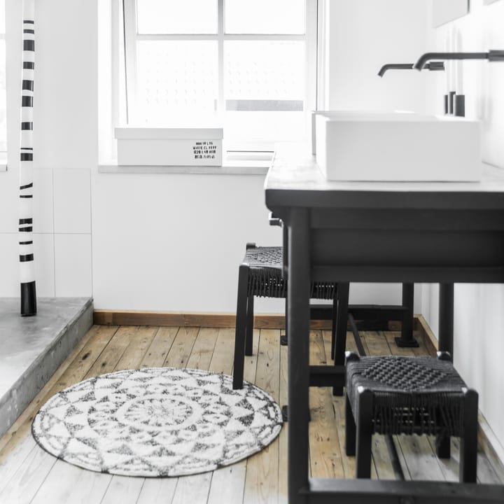 HKliving badeværelsesmåtte rund, Ø 60 cm HKliving