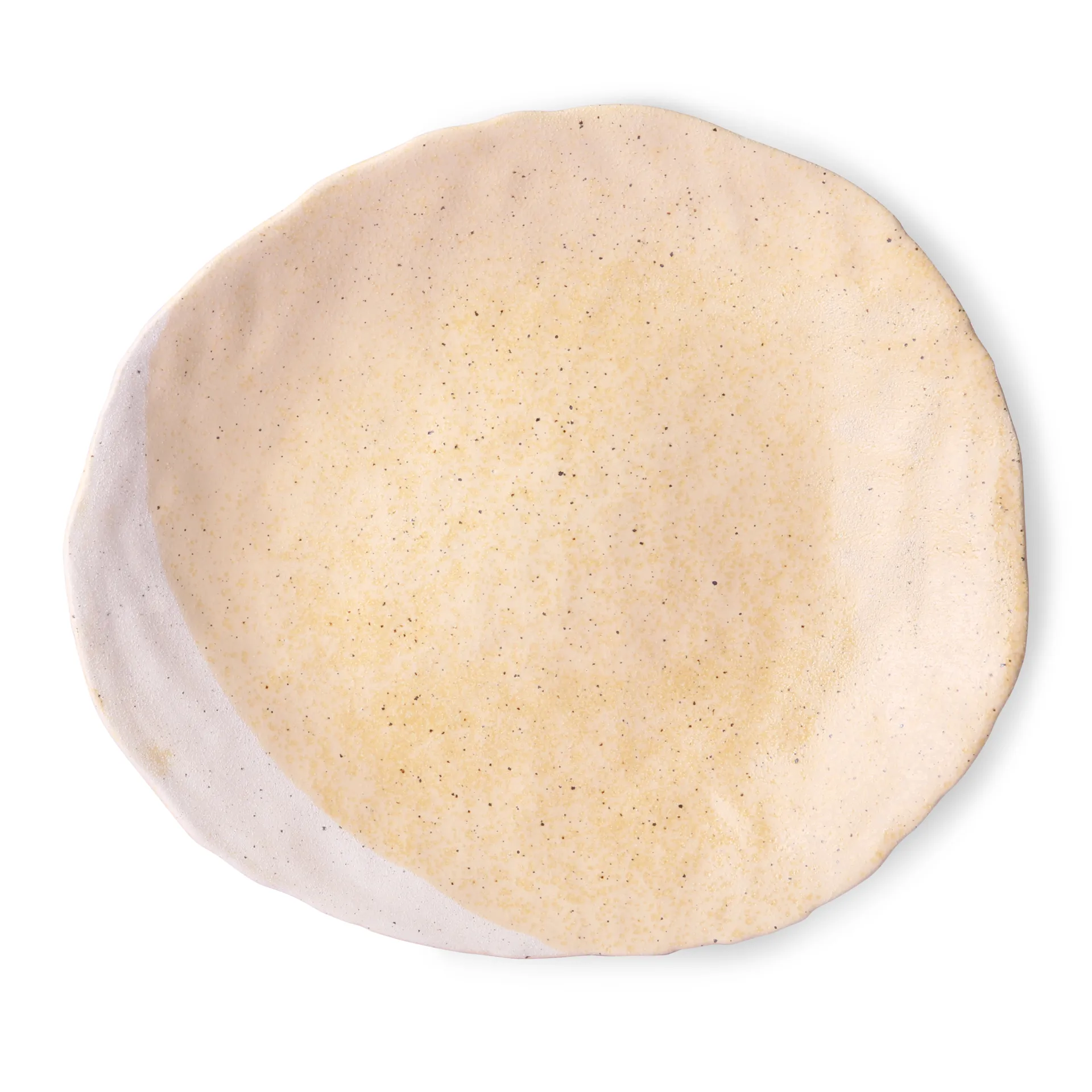 HKliving dekorationstallerken 34,5x38 cm, Cream/White HKliving