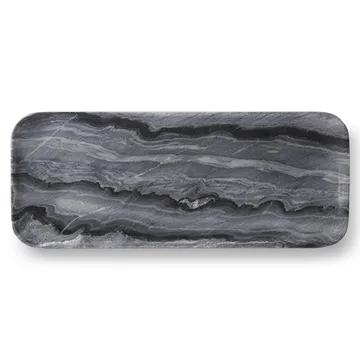 HKliving marmorbakke 30x12 cm - Grå - HKliving