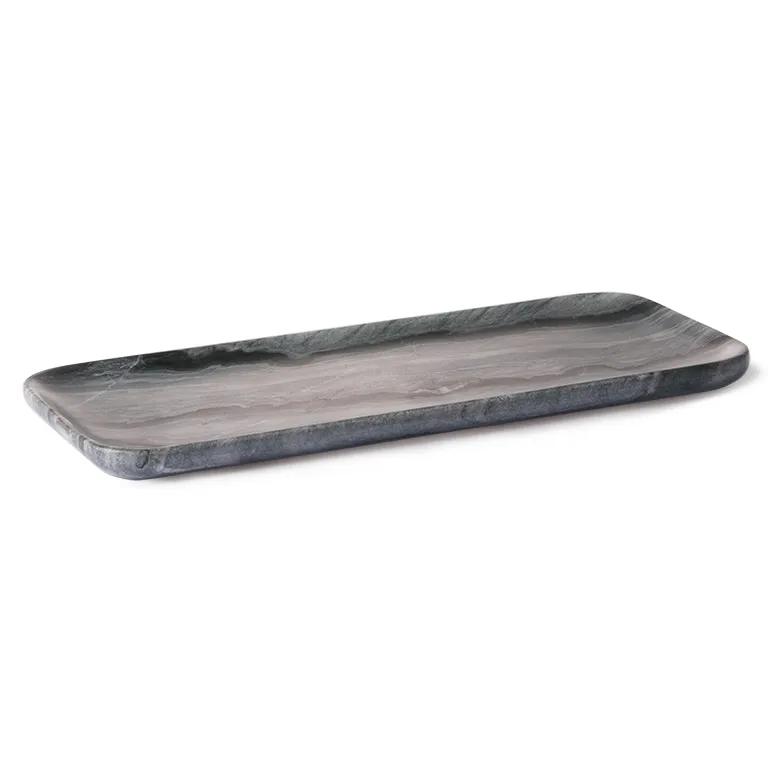HKliving marmorbakke 30x12 cm, Grå HKliving