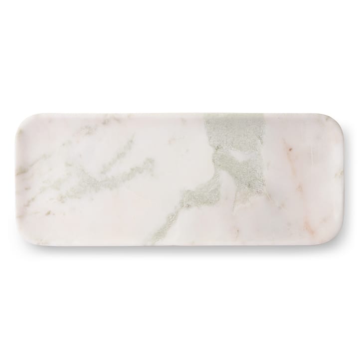 HKliving marmorbakke 30x12 cm, Hvid/Grøn/Lyserød HKliving