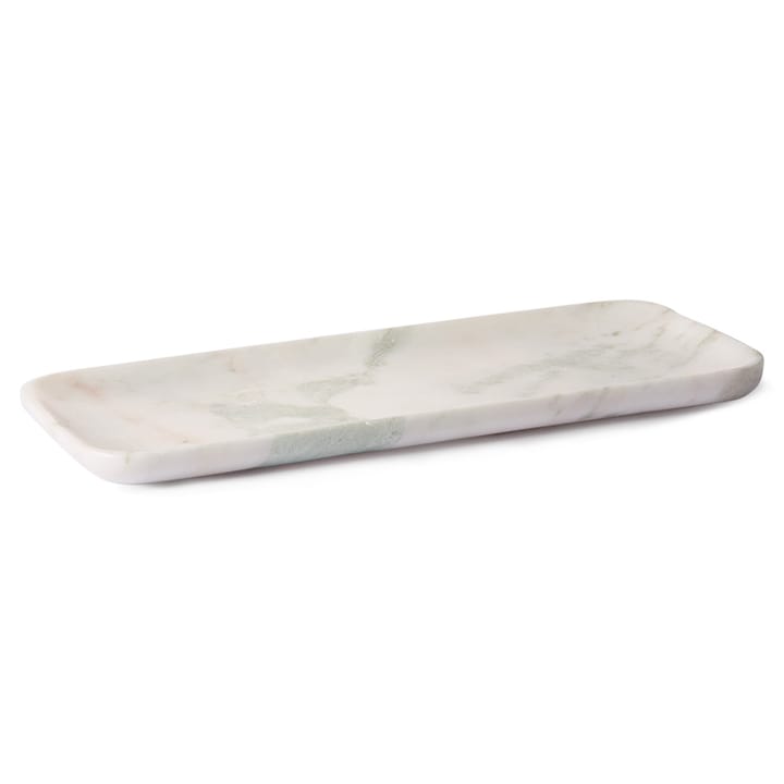 HKliving marmorbakke 30x12 cm - Hvid/Grøn/Lyserød - HKliving