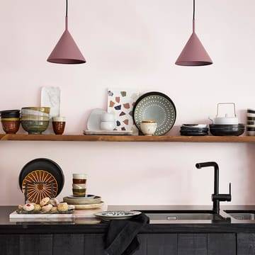 HKliving marmorbakke 30x12 cm - Hvid/Grøn/Lyserød - HKliving