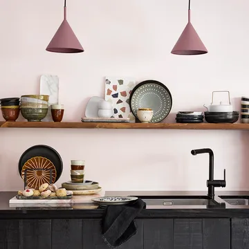 HKliving marmorbakke 30x12 cm - Lyserød - HKliving