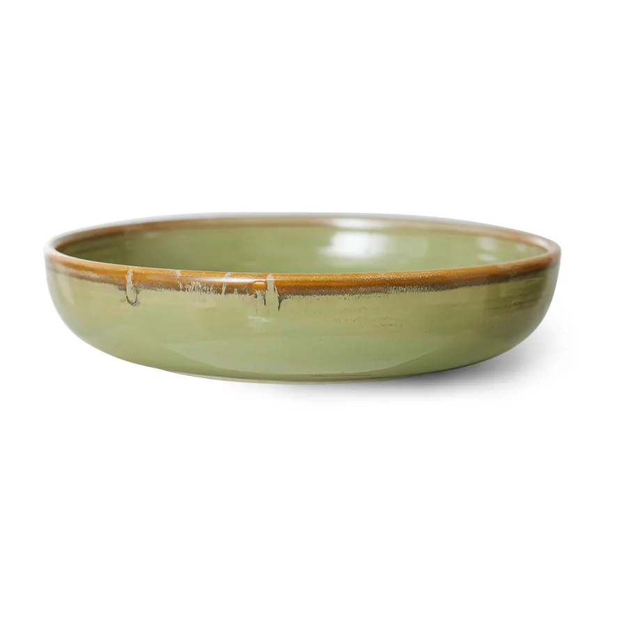 Home Chef dyb tallerken large Ø21,5 cm, Moss green HKliving