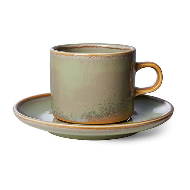 Home Chef kop med underkop 22 cl - Moss green - HKliving