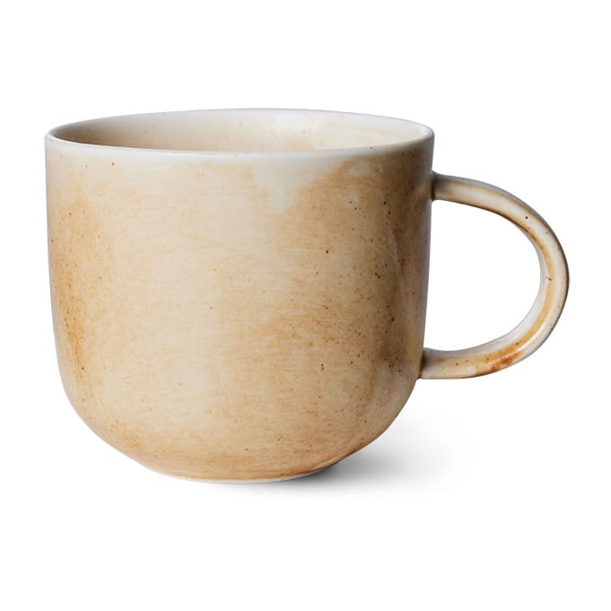 Home Chef krus med hank 32 cl - Rustic cream/Brown - HKliving