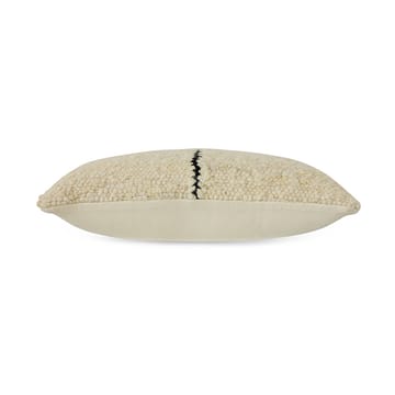 Natural wool striped pude 30x50 cm - White - HKliving