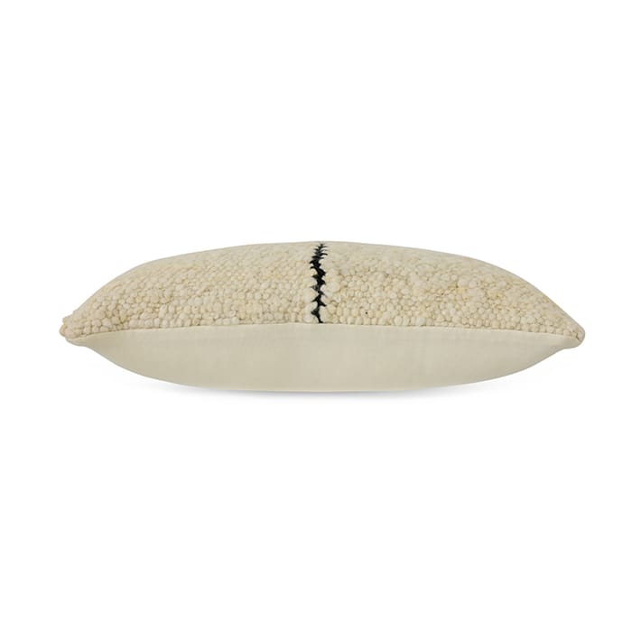 Natural wool striped pude 30x50 cm, White HKliving
