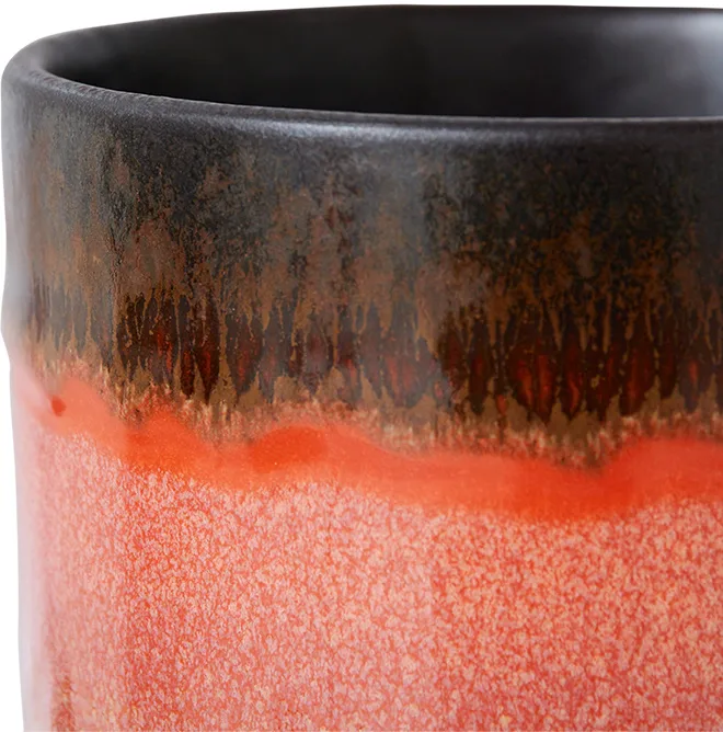 Retro blomsterkrukke Ø13 cm, Fig HKliving