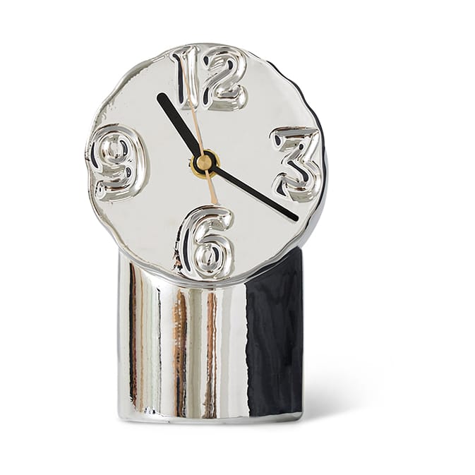 Retro keramik ur 17,5 cm - Chrome - HKliving