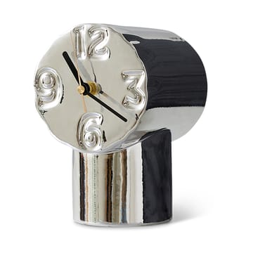 Retro keramik ur 17,5 cm - Chrome - HKliving
