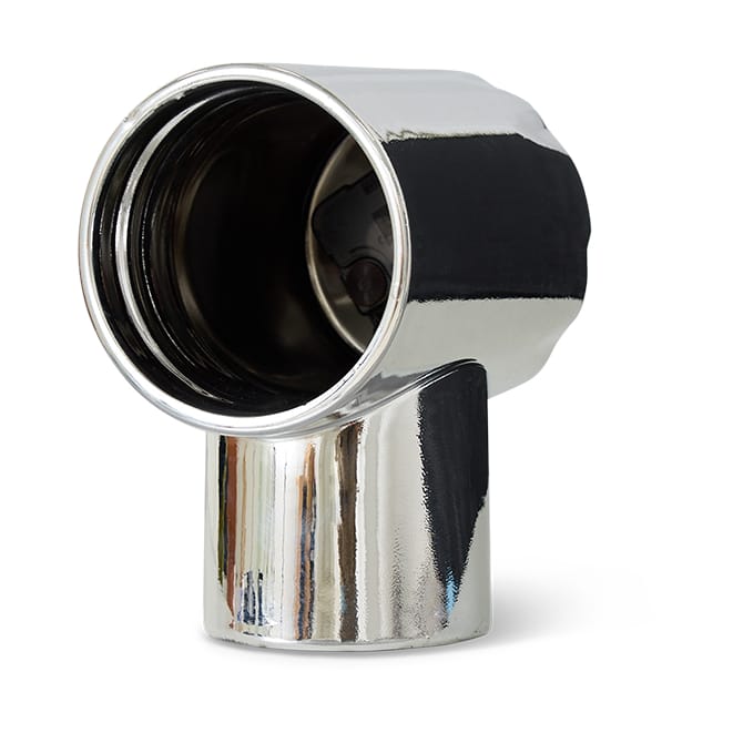 Retro keramik ur 17,5 cm, Chrome HKliving
