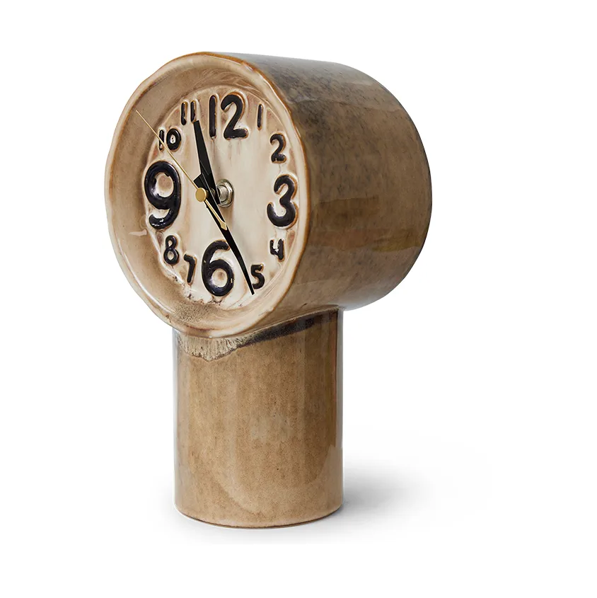 Retro keramik ur 23,5 cm, Cream HKliving