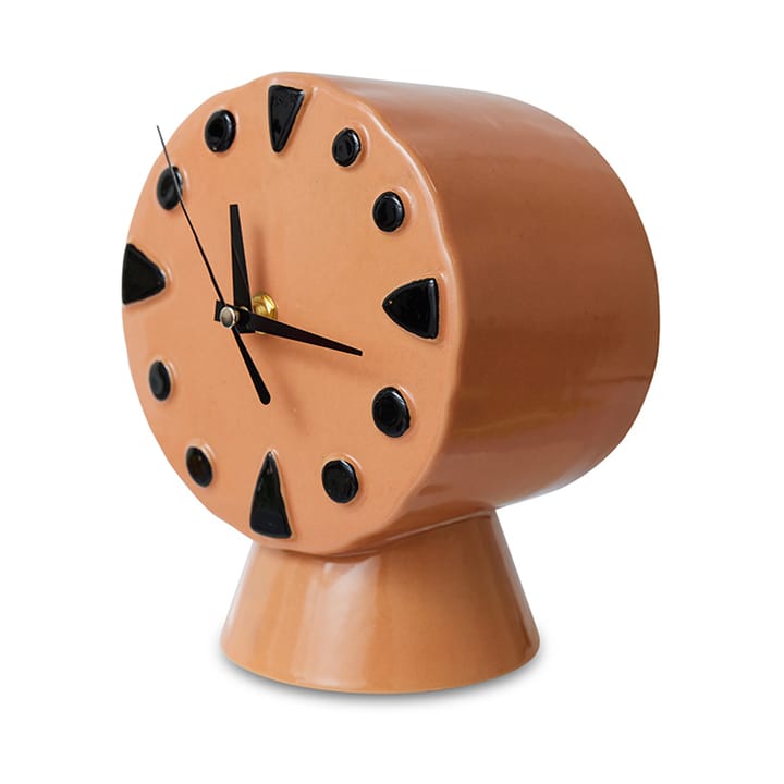 Retro keramisk ur 20,8 cm, Peach HKliving