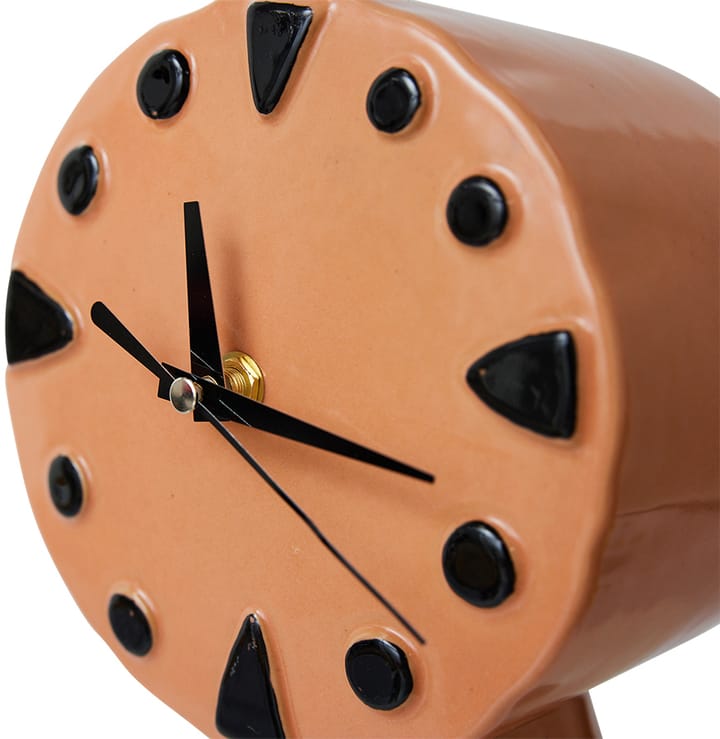 Retro keramisk ur 20,8 cm, Peach HKliving