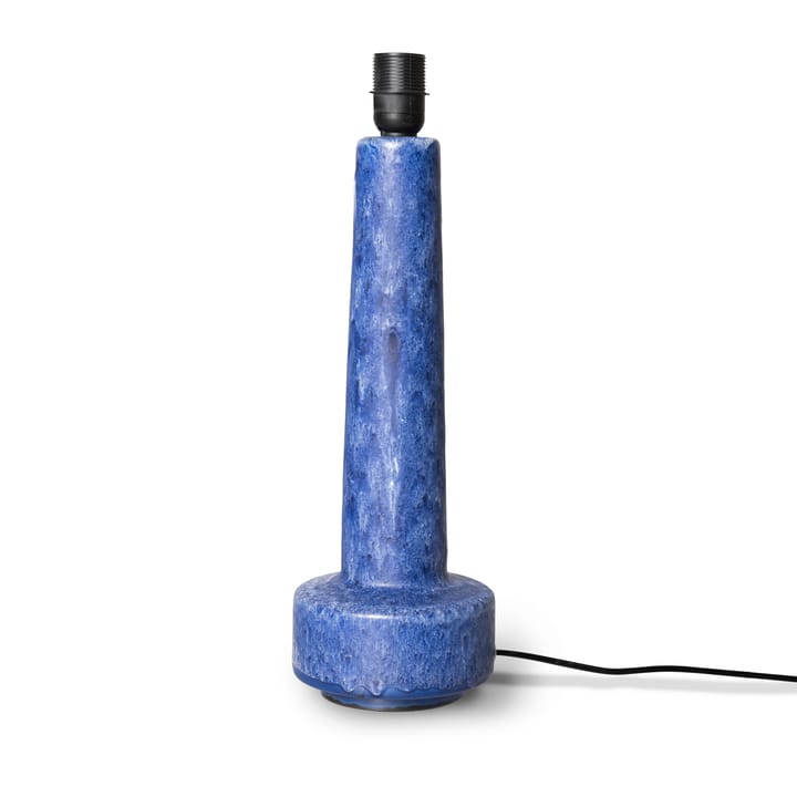 Retro lampefod i stentøj - Blue - HKliving