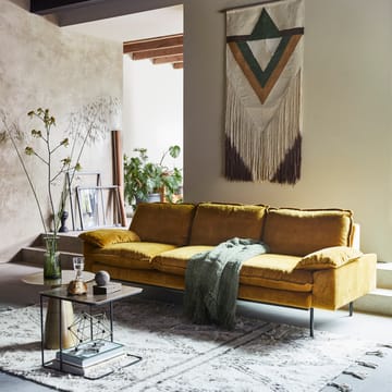 Retro sofa 3-personers - ochra (gul) - HKliving