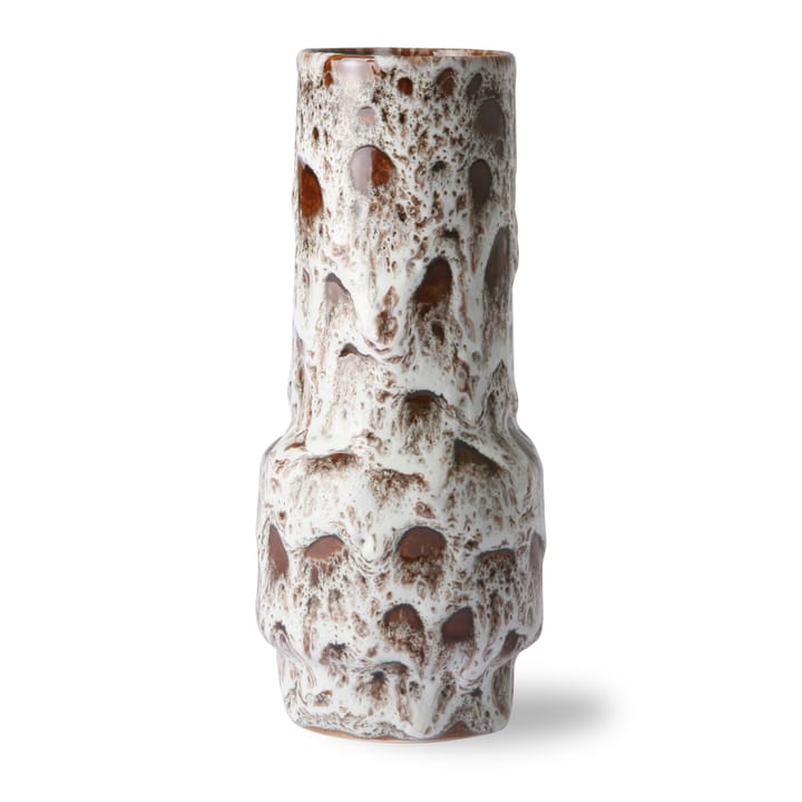 Retro vase 20,5 cm - Lava white - HKliving