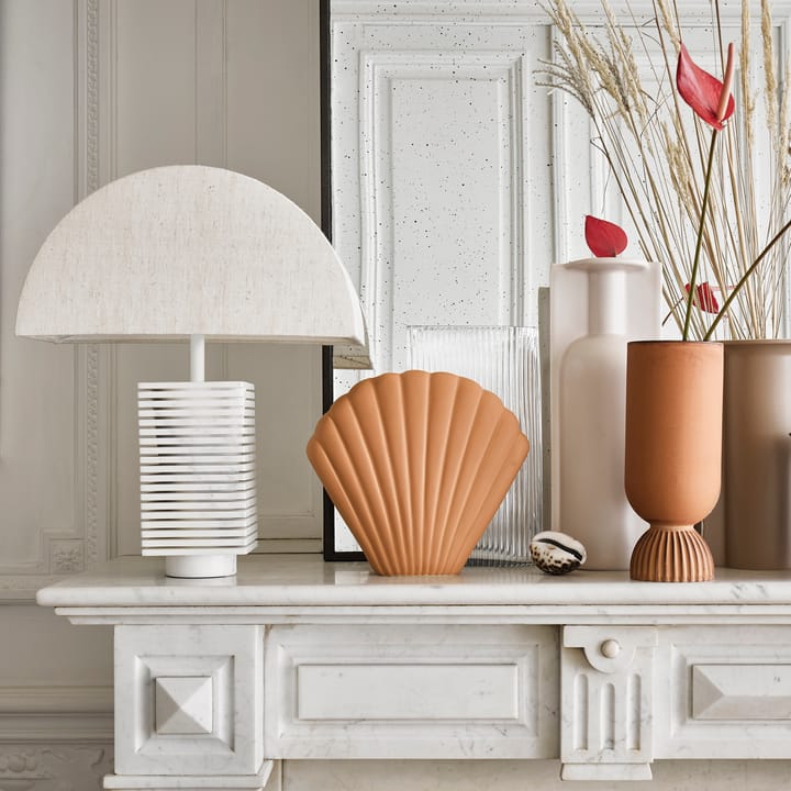 Ribbed lampefod, Hvid HKliving