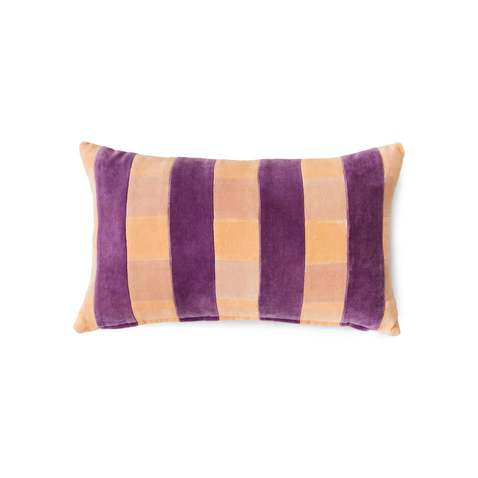 Stribet pude velour 50x30 cm, Midsummer HKliving