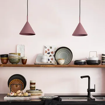 Triangle loftslampe M - Matt purple - HKliving