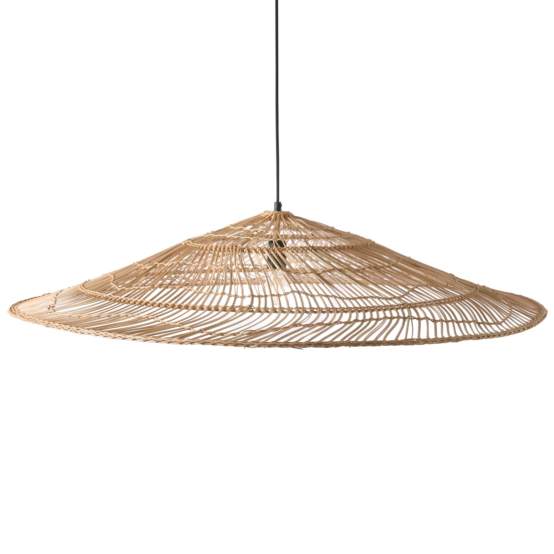Wicker Triangle pendel Ø102,5 cm, Natural HKliving