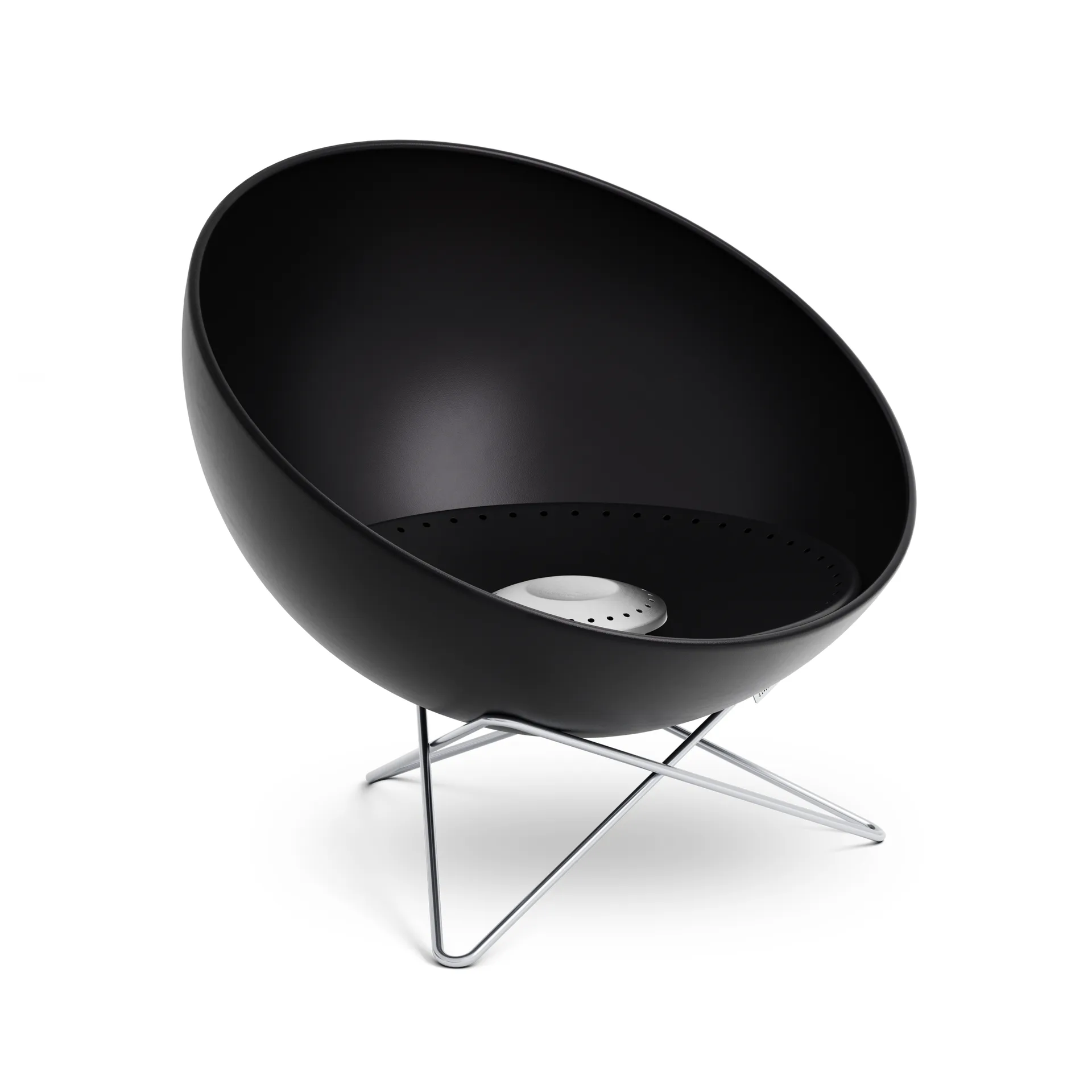 BOWL 57 ildsted, Sort-sølv, stjernestativ Höfats