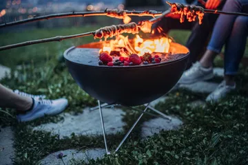 BOWL 57 ildsted - Sort-sølv, stjernestativ - Höfats