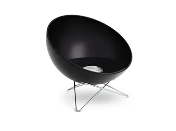 BOWL 70 ildsted - Sort-sølv, stjernestativ - Höfats