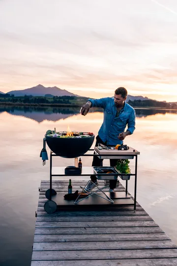FIRE KITCHEN hjul til udekøkken - Sort, 2-pak - Höfats