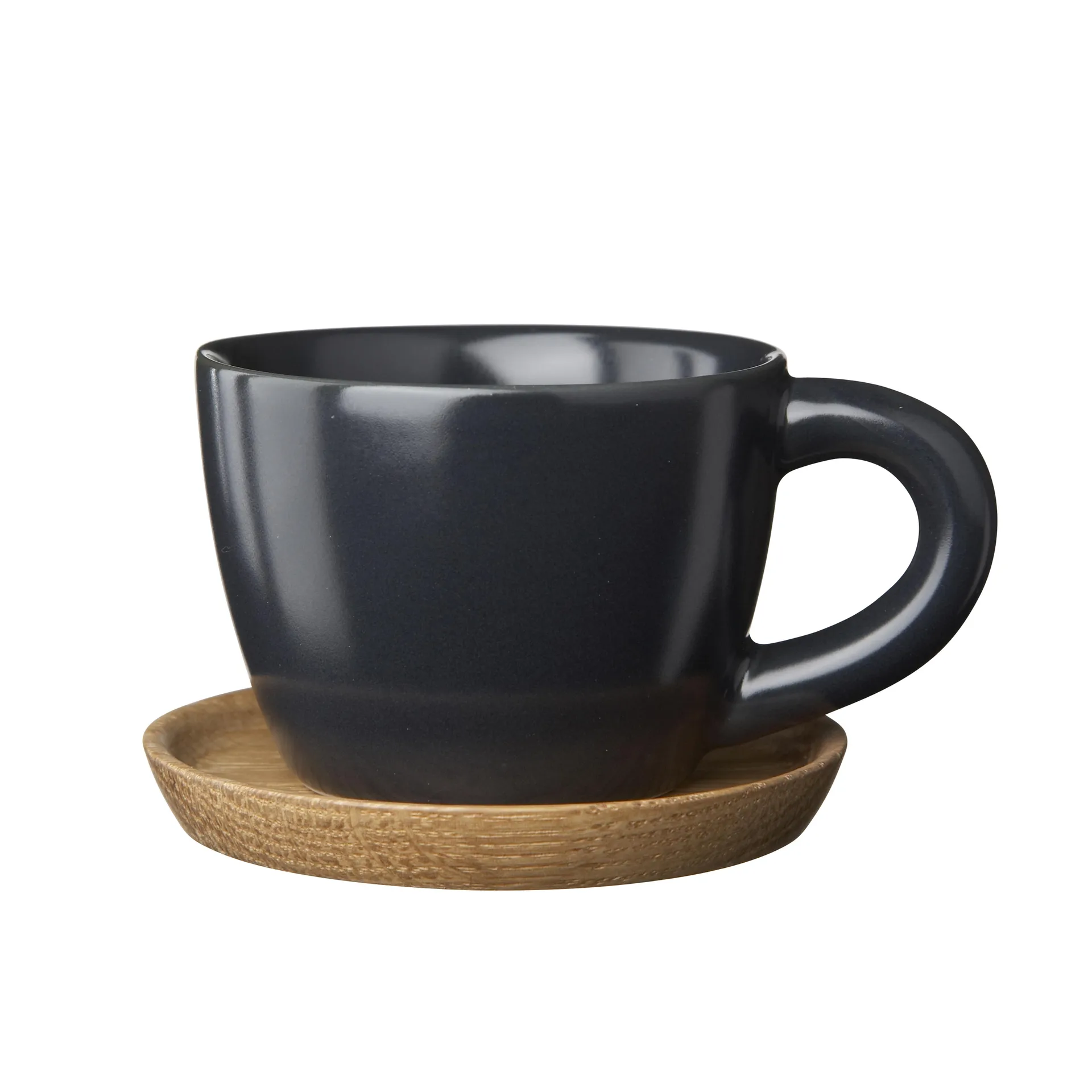 Höganäs espressokrus 10 cl, grafitgrå mat Höganäs Keramik