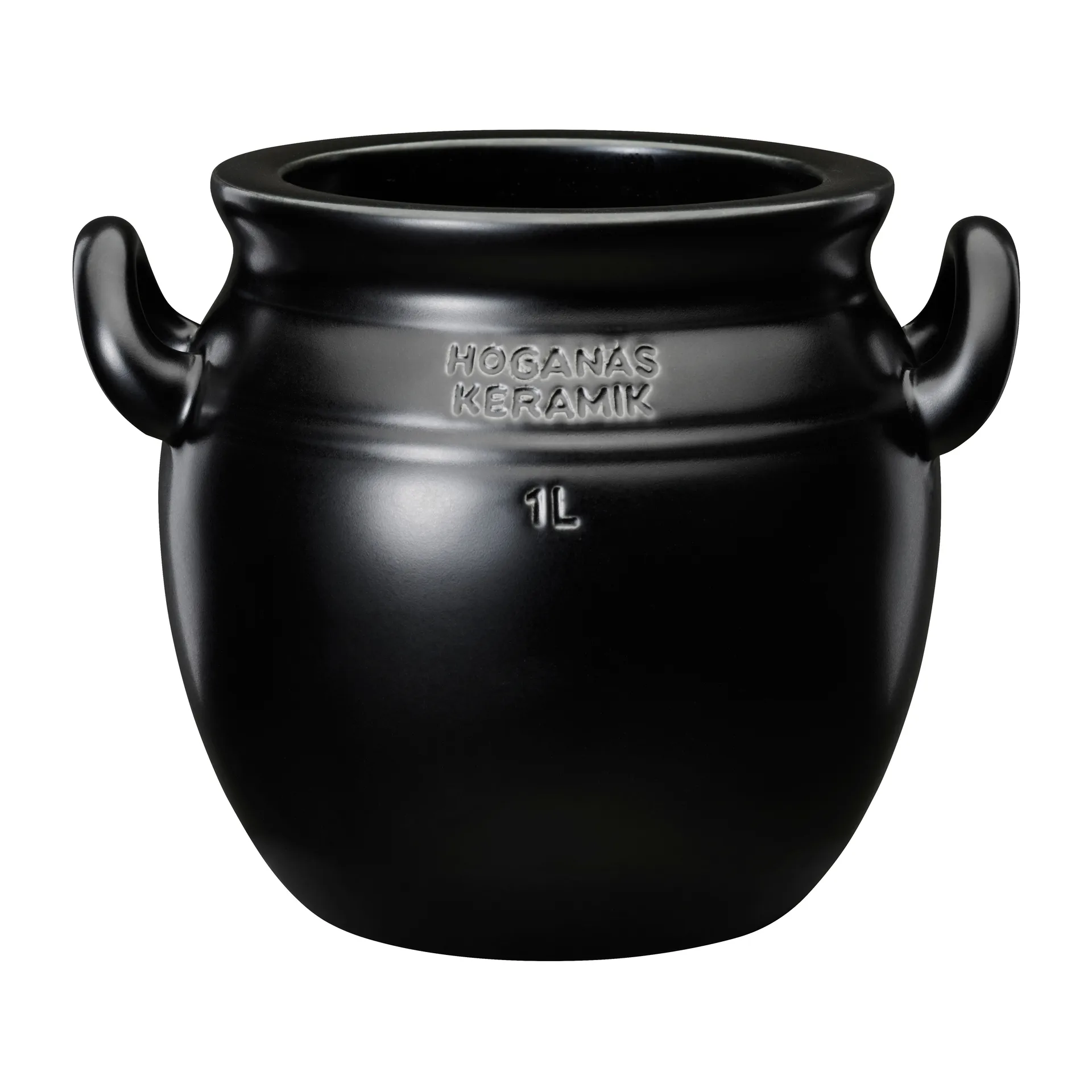 Höganäs Keramik krus 1 L, Grafitgrå Höganäs Keramik
