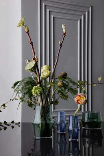 Arc blomsterkrukke Ø14,5 cm - Mørkegrøn - Holmegaard