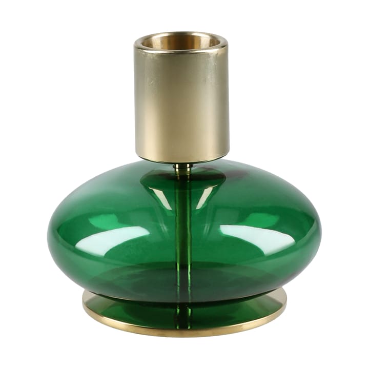 Bubble lysestage 8 cm, Grøn Holmegaard