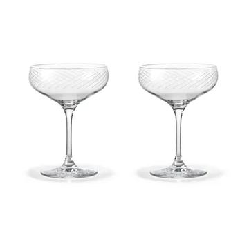 Cabernet Lines cocktailglas 29 cl 2-pak - Klar - Holmegaard