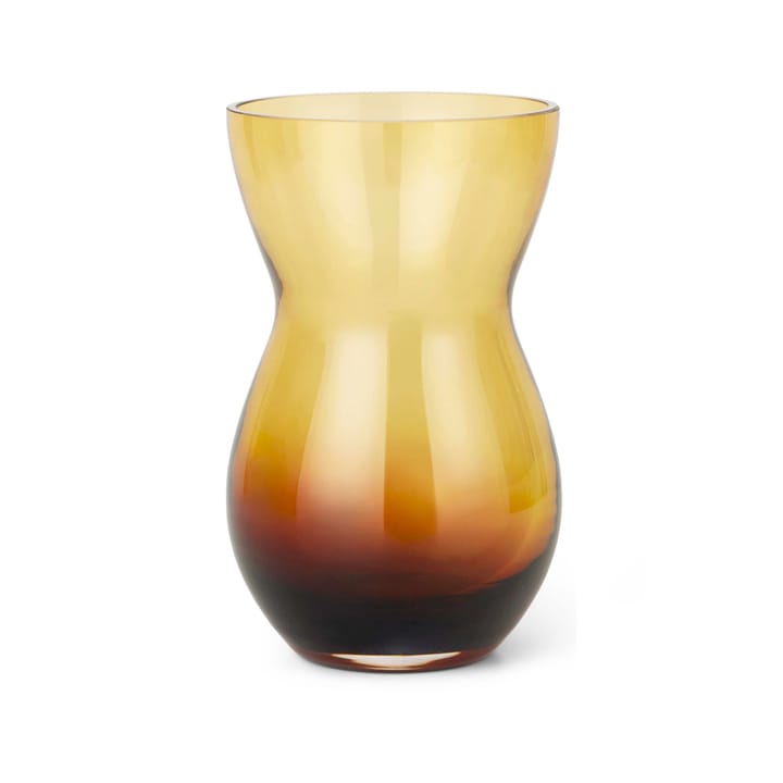 Calabas vase 21 cm - Duo burgundy-amber - Holmegaard