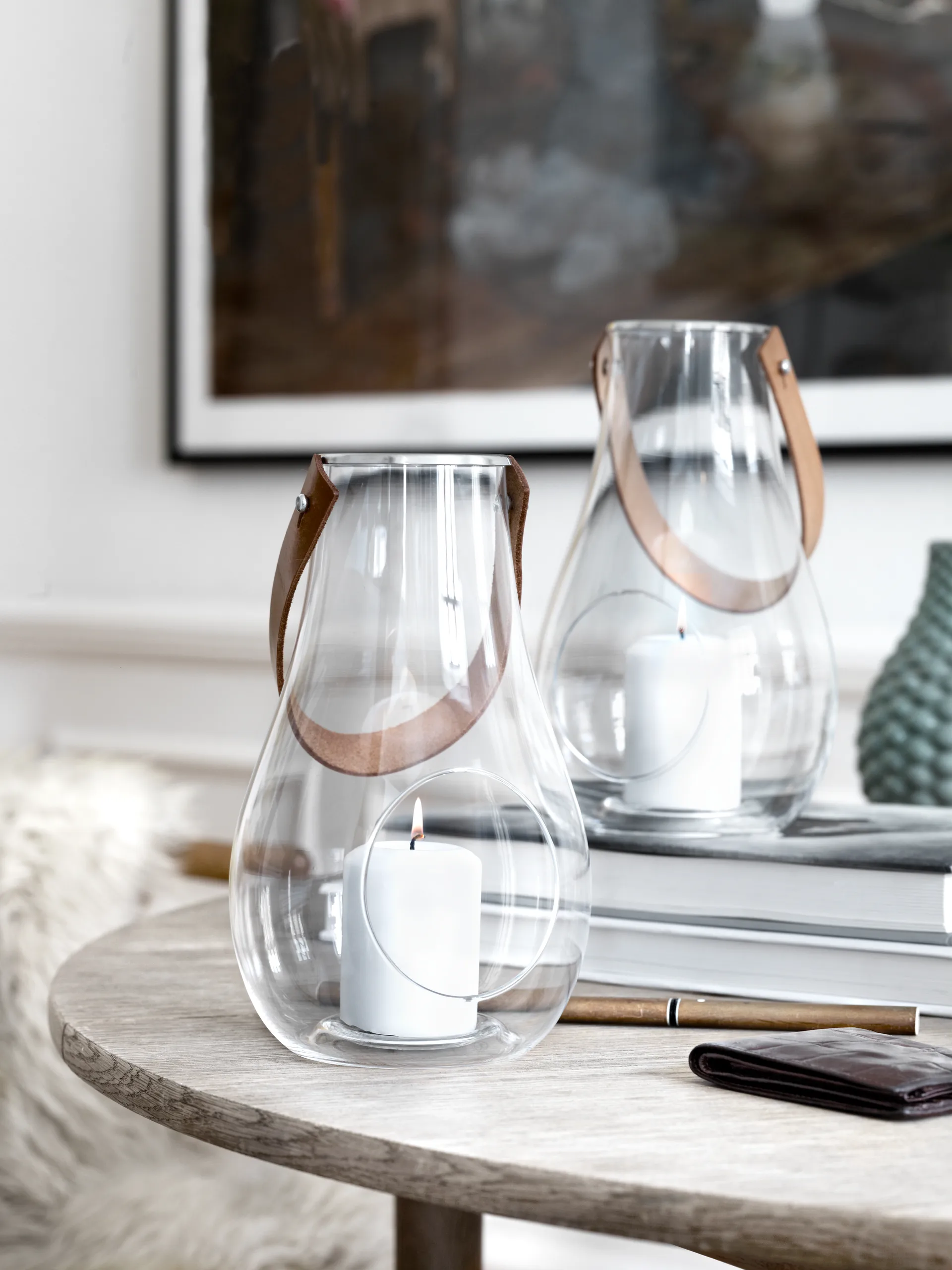 Design With Light Lanterne, klar, 29 cm Holmegaard