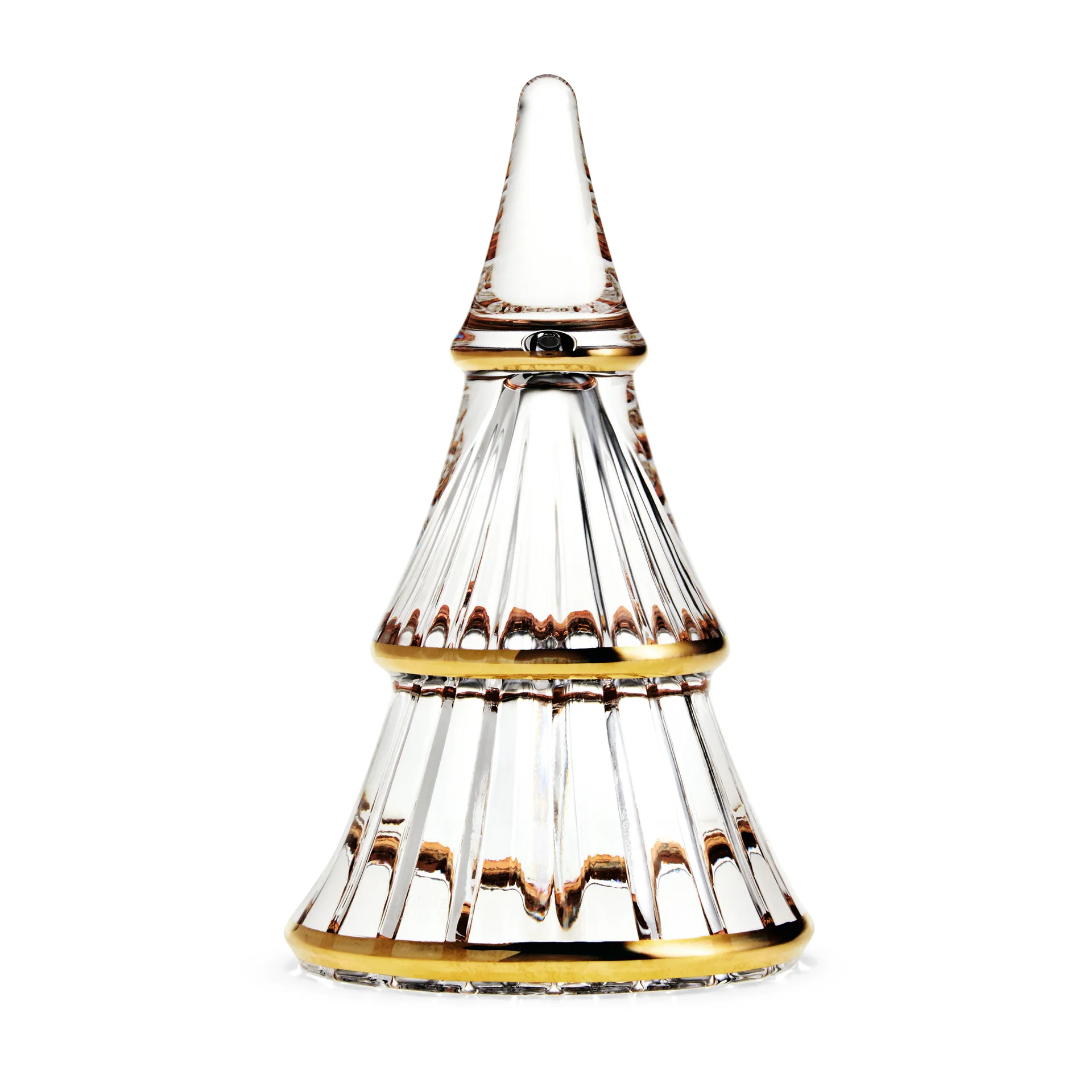 Fairytales juletræ stor, Klar-guld Holmegaard