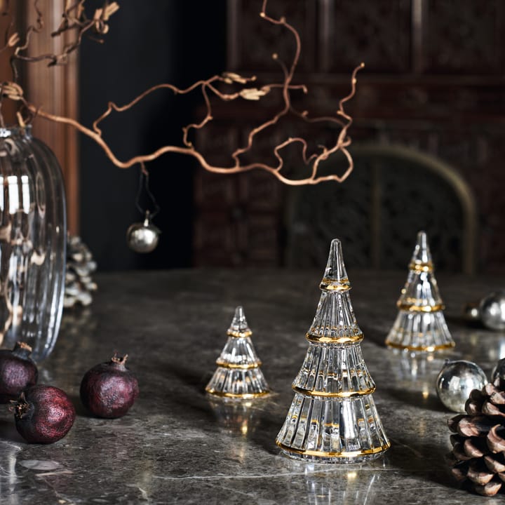 Fairytales juletræ stor, Klar-guld Holmegaard