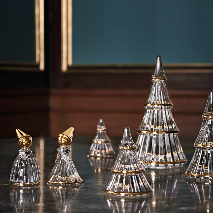 Fairytales juletræ stor, Klar-guld Holmegaard