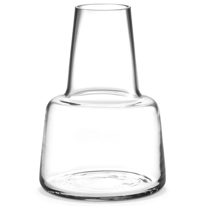 Flora vase mellem hals 12 cm - Klar - Holmegaard