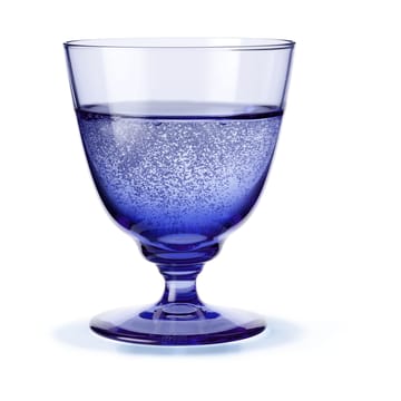 Flow glas på fod 35 cl - Mørkeblå - Holmegaard