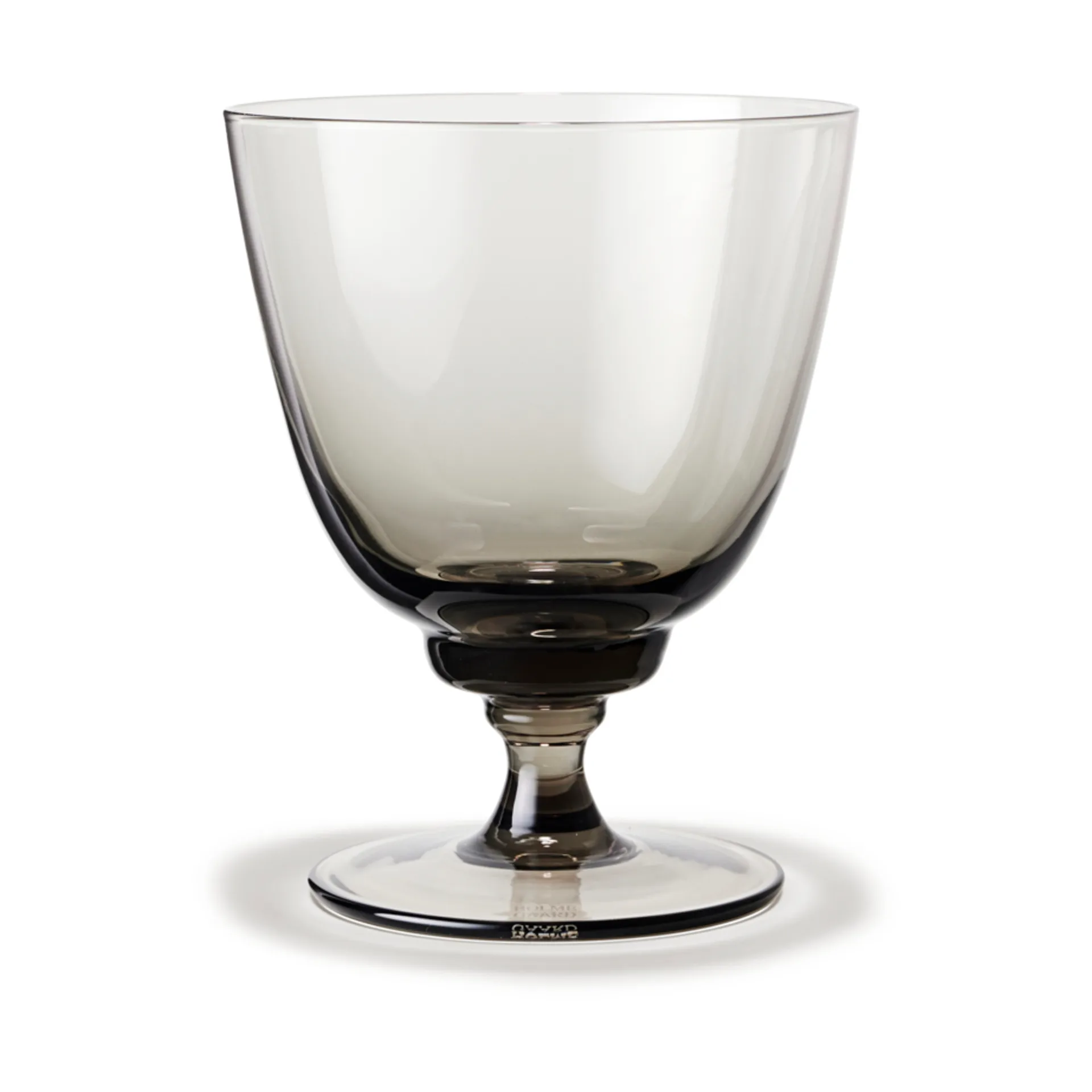 Flow glas på fod 35 cl, Smoke Holmegaard
