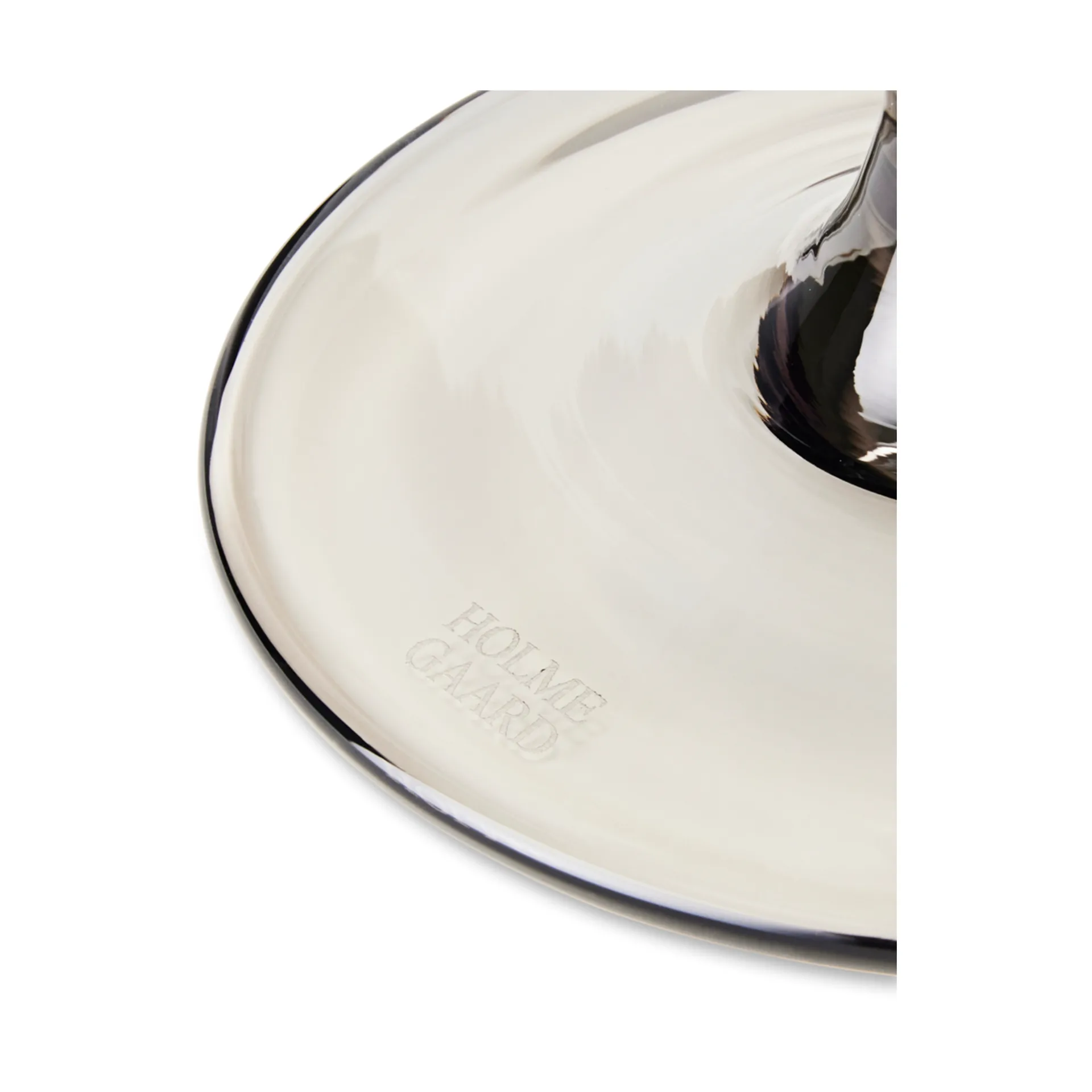 Flow glas på fod 35 cl, Smoke Holmegaard