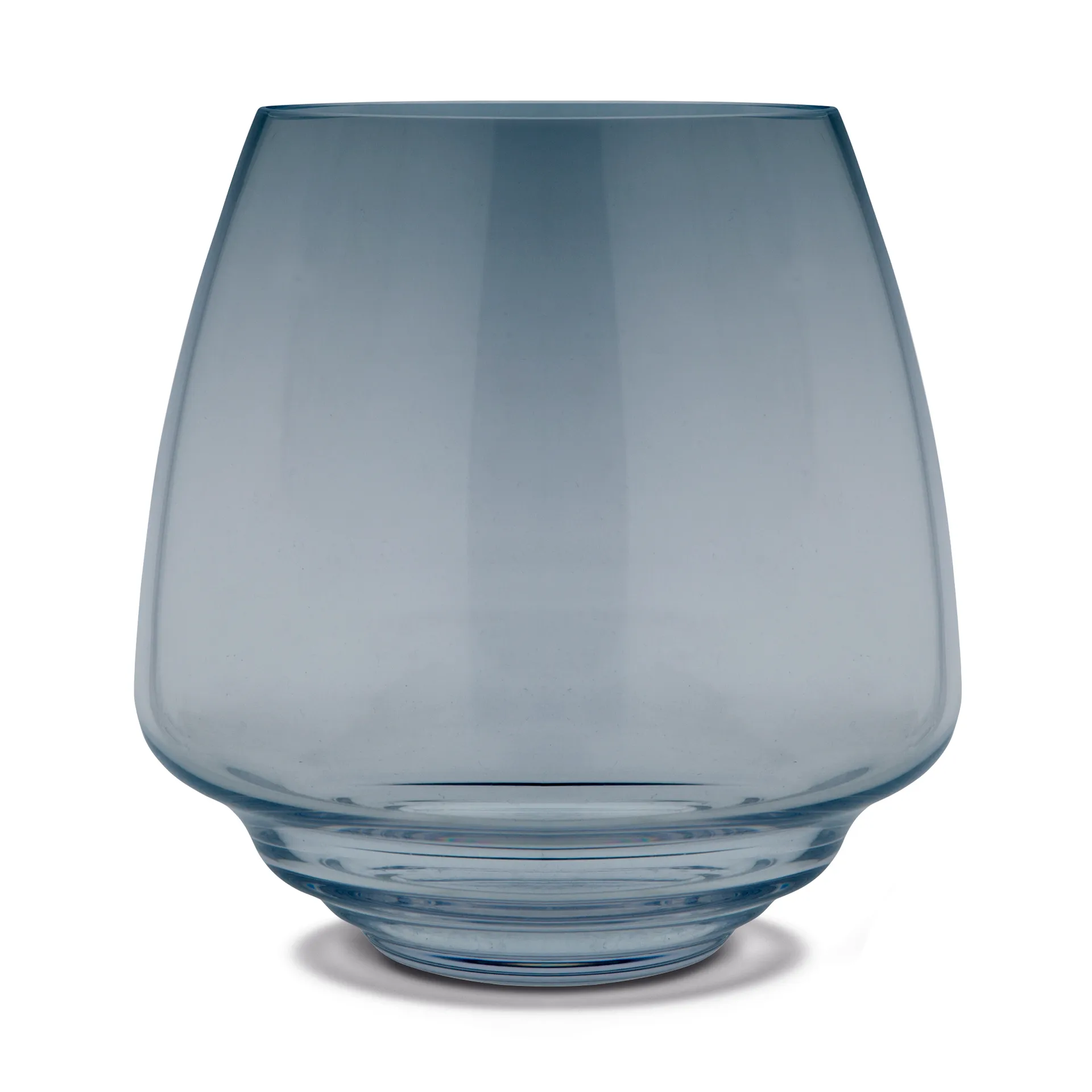 Flow lysestage Ø18,5 cm, Blå Holmegaard